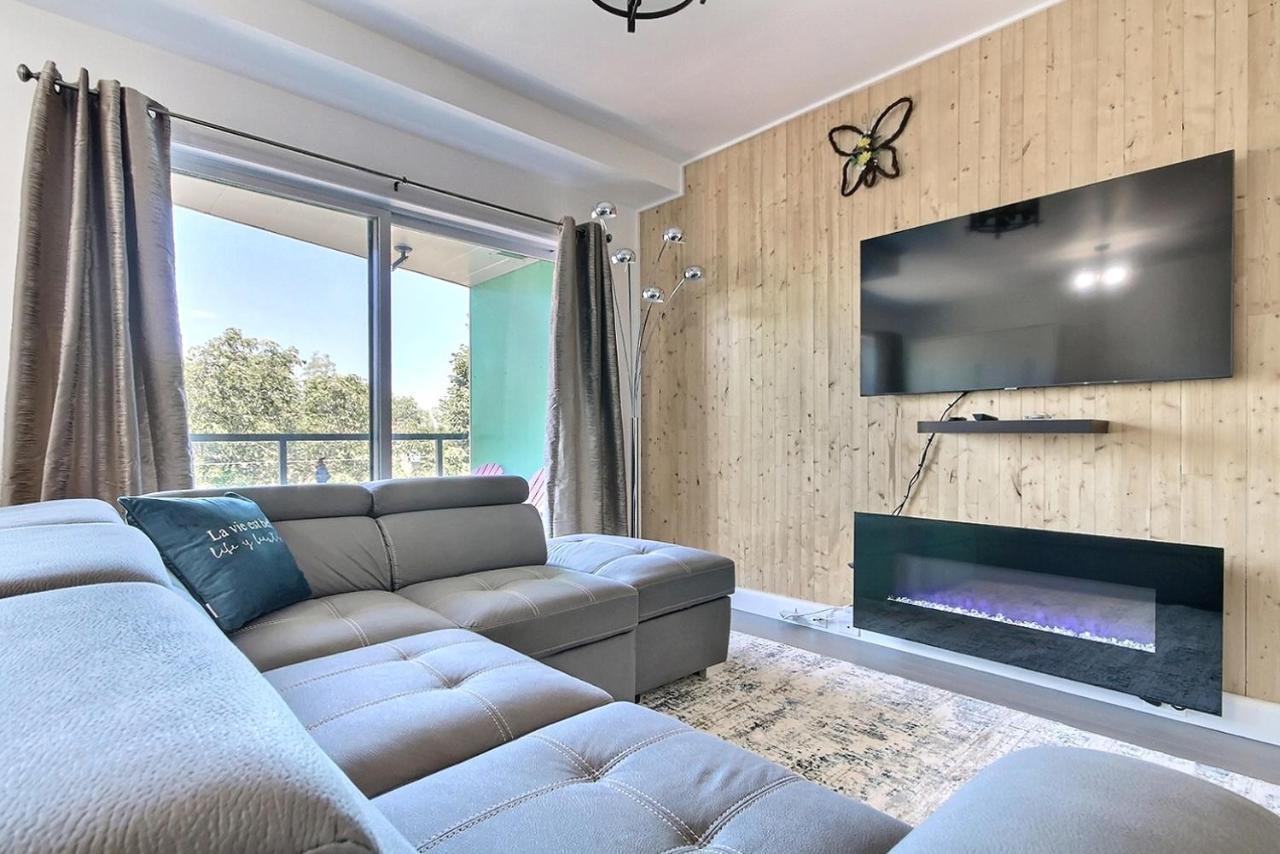 Good Vibes Only -Modern And Spacious 2 Bedroom Condo 4 Beds Free Parking, Gym Ville de Québec Extérieur photo