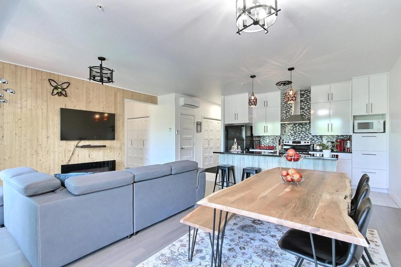 Good Vibes Only -Modern And Spacious 2 Bedroom Condo 4 Beds Free Parking, Gym Ville de Québec Extérieur photo